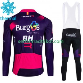Burgos Bh Radbekleidung Radtrikot Langarm + Lang Trägerhose Winter Thermal Fleece 2023